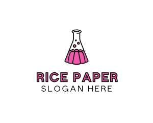 Jelly Science Lab Experiment logo design