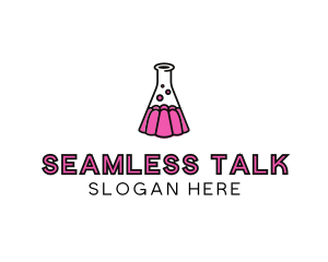 Jelly Science Lab Experiment logo design