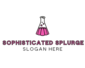 Jelly Science Lab Experiment logo design