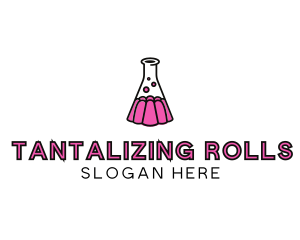 Jelly Science Lab Experiment logo design