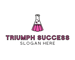 Jelly Science Lab Experiment logo design