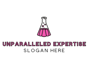 Jelly Science Lab Experiment logo design