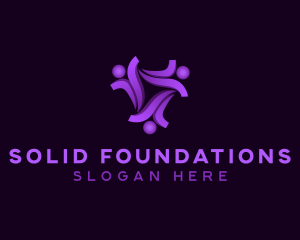 People Social Foundation logo design