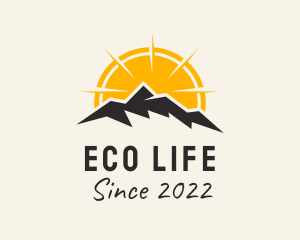 Sunset Mountain Outdoor  logo design