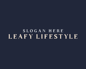 Generic Lifestyle Business logo design