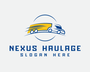 Truck Shipping Business logo design