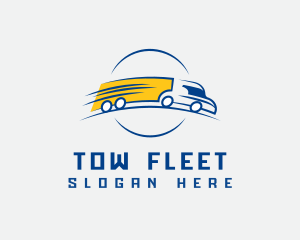 Truck Shipping Business logo design