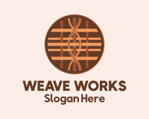 Handicraft Weaving Pattern logo design