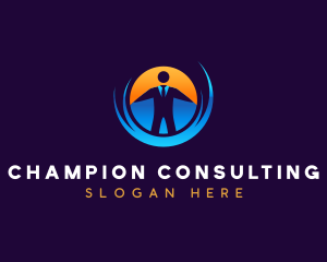 Human Leader Worker logo