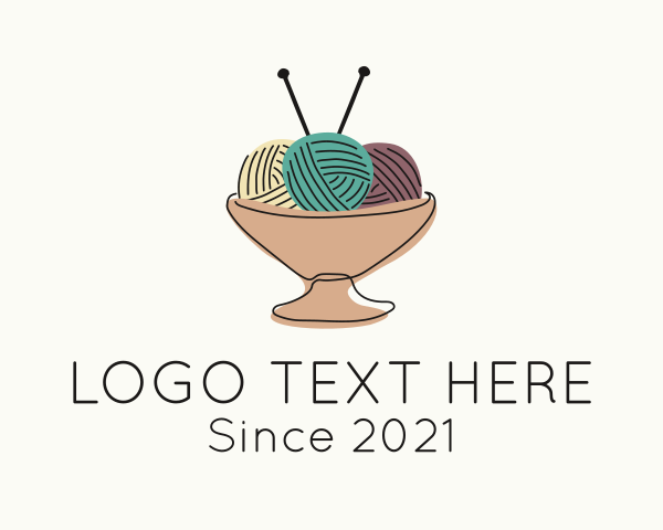 Knitter logo example 4