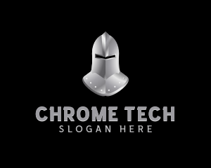 Chrome Knight Helmet logo