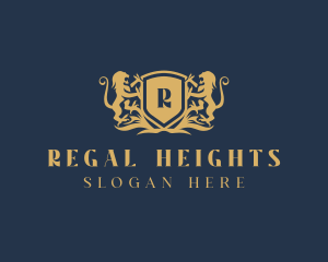 Regal Lion Crest logo design