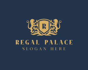 Regal Lion Crest logo design