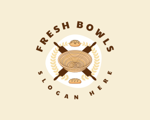 Baking Culinary Bread logo design