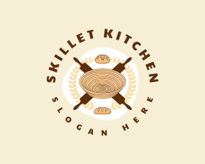 Baking Culinary Bread logo design