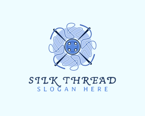 Needle Thread Button logo design