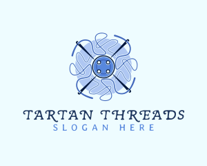 Needle Thread Button logo design