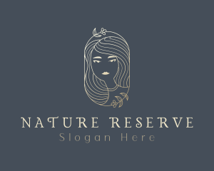 Golden Natural Lady  logo design