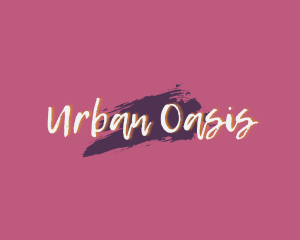 Urban Graffiti Brush logo design