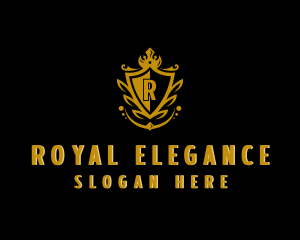 Royal Crown Shield logo design