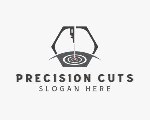 Hexagon Laser Cutting Technician  logo design