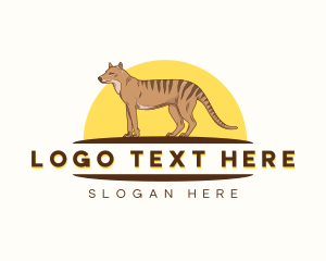 Tasmanian Tiger Wolf logo