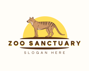 Tasmanian Tiger Wolf logo design