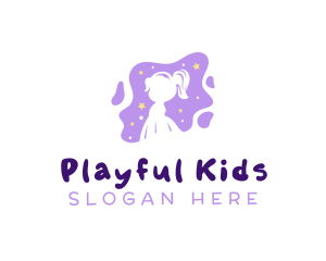 Star Kid Nursery logo design
