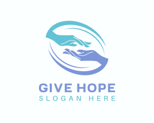 Hand Charity Foundation logo design