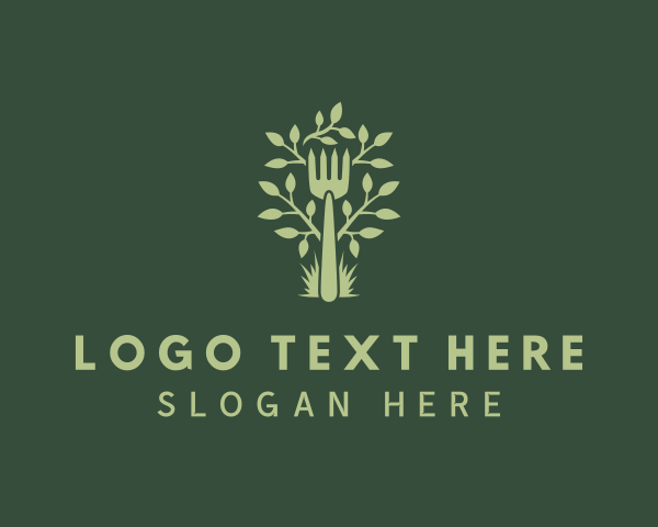 Plant Gardening Fork logo