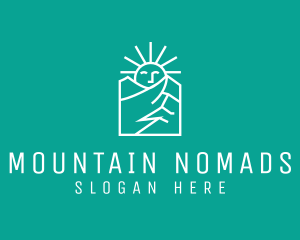 Sunshine Mountain Nature logo design