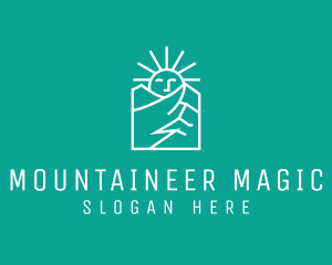 Sunshine Mountain Nature logo design