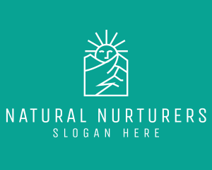 Sunshine Mountain Nature logo design