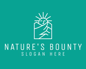 Sunshine Mountain Nature logo design