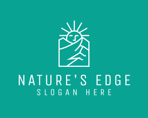 Sunshine Mountain Nature logo design