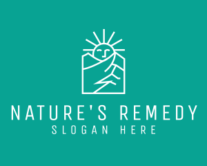 Sunshine Mountain Nature logo design