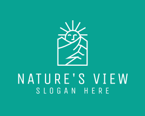 Sunshine Mountain Nature logo design