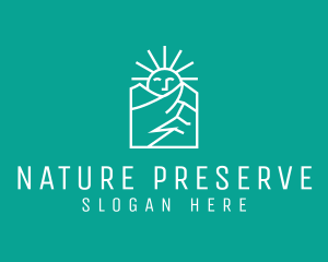 Sunshine Mountain Nature logo design