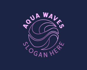 Modern Startup Wave logo design