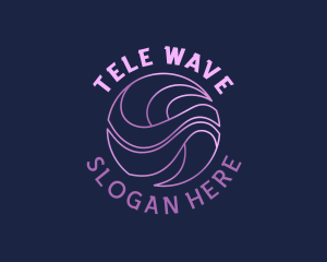 Modern Startup Wave logo design