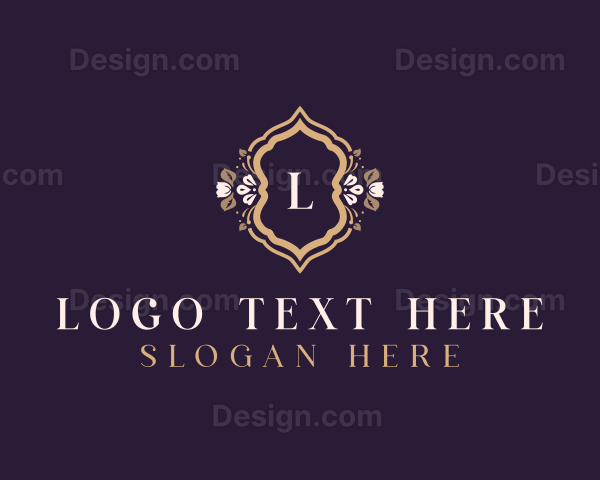 Premium Floral Boutique Logo