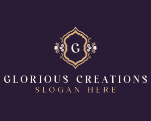 Premium Floral Boutique logo design