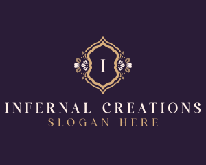 Premium Floral Boutique logo design