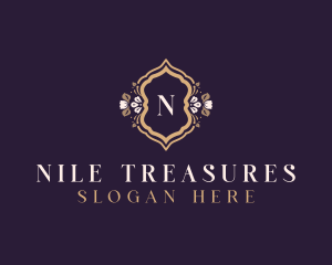 Premium Floral Boutique logo design