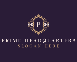 Premium Floral Boutique logo design