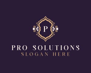 Premium Floral Boutique logo design