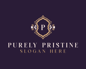 Premium Floral Boutique logo design