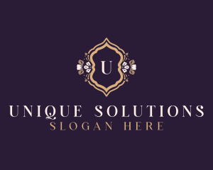 Premium Floral Boutique logo design