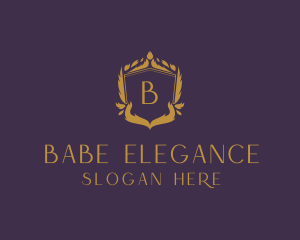 Elegant Wreath Stylist logo design