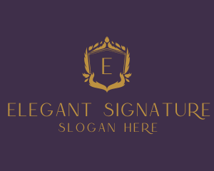 Elegant Wreath Stylist logo design